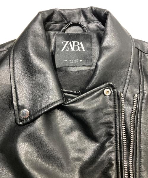 ZARA（ザラ）ZARA (ザラ) ダブルライダースジャケット ブラック サイズ:Mの古着・服飾アイテム