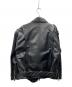 ZARA (ザラ) ダブルライダースジャケット ブラック サイズ:M：5000円