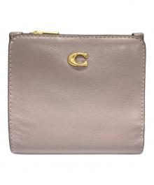 COACH（コーチ）の古着「エッセンシャル スリム ビルフォールド ウォレット」｜グレー