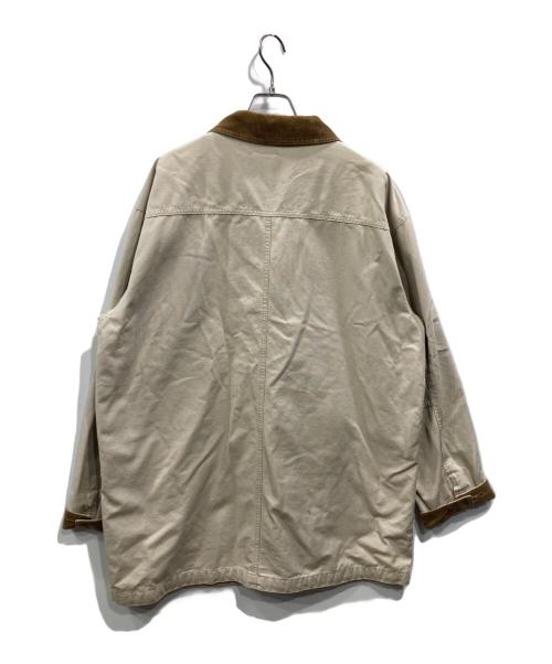 L.L.Bean（エルエルビーン）L.L.Bean (エルエルビーン) ハンティングジャケット アイボリー×ブラウン サイズ:Lの古着・服飾アイテム
