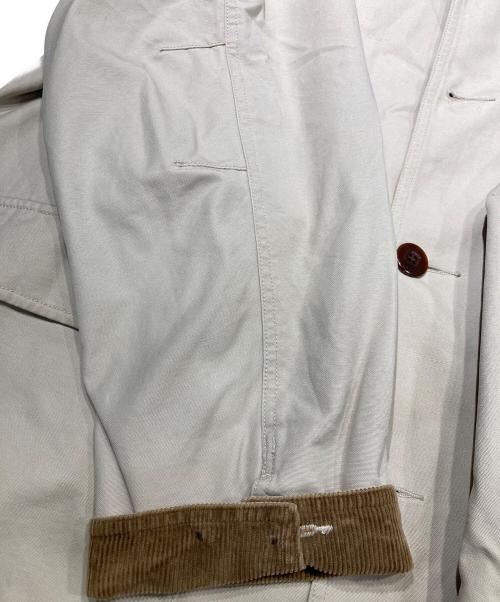 L.L.Bean（エルエルビーン）L.L.Bean (エルエルビーン) ハンティングジャケット アイボリー×ブラウン サイズ:Lの古着・服飾アイテム