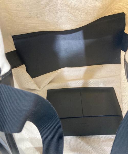 JIL SANDER（ジルサンダー）JIL SANDER (ジルサンダー) TAPE TOTE MD アイボリーの古着・服飾アイテム