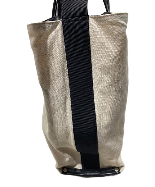 JIL SANDER（ジルサンダー）JIL SANDER (ジルサンダー) TAPE TOTE MD アイボリーの古着・服飾アイテム