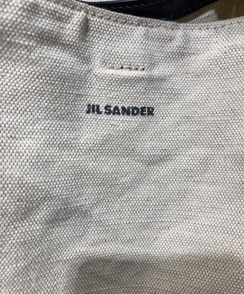 JIL SANDER（ジルサンダー）JIL SANDER (ジルサンダー) TAPE TOTE MD アイボリーの古着・服飾アイテム