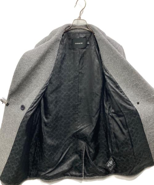 COACH（コーチ）COACH (コーチ) ウールダブルチェスターコート グレー サイズ:Sの古着・服飾アイテム