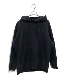 Y-3（ワイスリー）の古着「CLASSIC CHEST LOGO HOODIE」｜ブラック