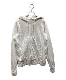 Y-3（ワイスリー）の古着「CLASSIC BACK LOGO FULL-ZIP HOODIE」｜ホワイト