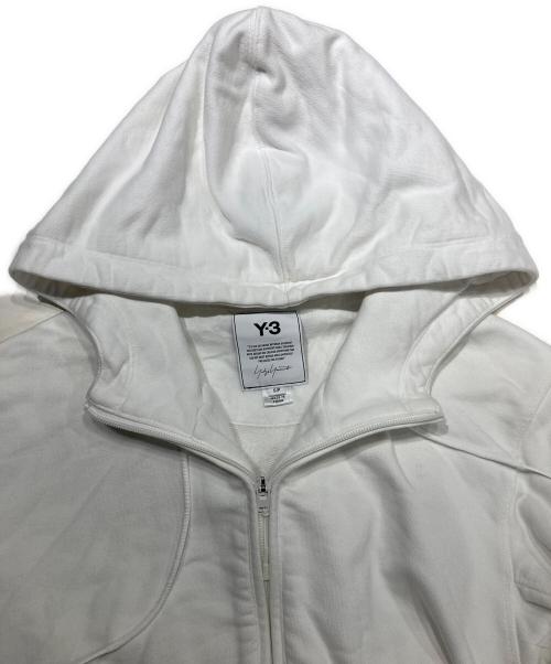 Y-3（ワイスリー）Y-3 (ワイスリー) CLASSIC BACK LOGO FULL-ZIP HOODIE ホワイト サイズ:Sの古着・服飾アイテム