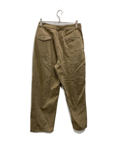POLO RALPH LAUREN（ポロ・ラルフローレン）POLO RALPH LAUREN (ポロ・ラルフローレン) 2タックトラウザー カーキ サイズ:80の古着・服飾アイテム