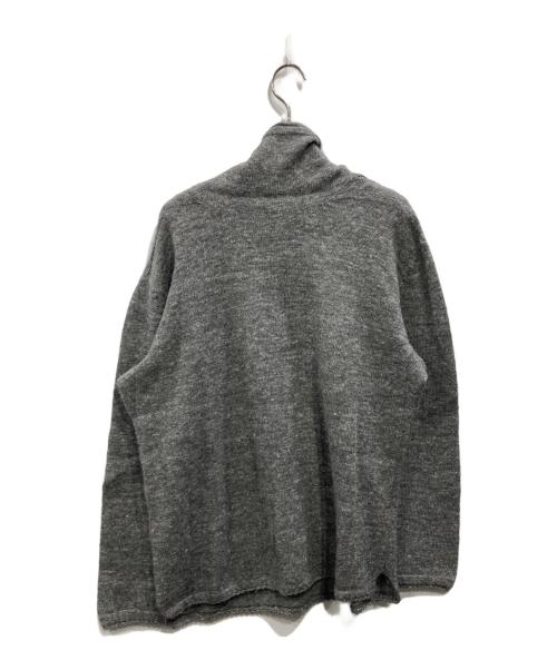 YAECA（ヤエカ）YAECA (ヤエカ) ウールリネン ハイネックニット グレー サイズ:Sの古着・服飾アイテム