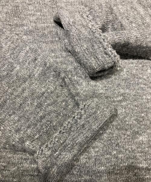 YAECA（ヤエカ）YAECA (ヤエカ) ウールリネン ハイネックニット グレー サイズ:Sの古着・服飾アイテム