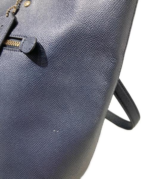 COACH（コーチ）COACH (コーチ) ギャラリートート ネイビーの古着・服飾アイテム