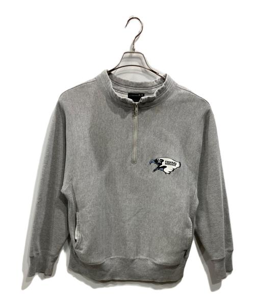 NEIGHBORHOOD（ネイバーフッド）NEIGHBORHOOD (ネイバーフッド) オールドハーフジップスウェット グレー サイズ:Mの古着・服飾アイテム