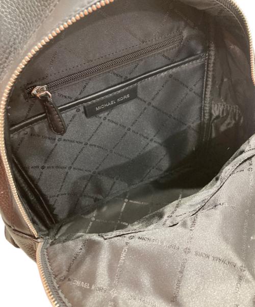 MICHAEL KORS（マイケルコース）MICHAEL KORS (マイケルコース) KENLY レザー バックパック ブラックの古着・服飾アイテム