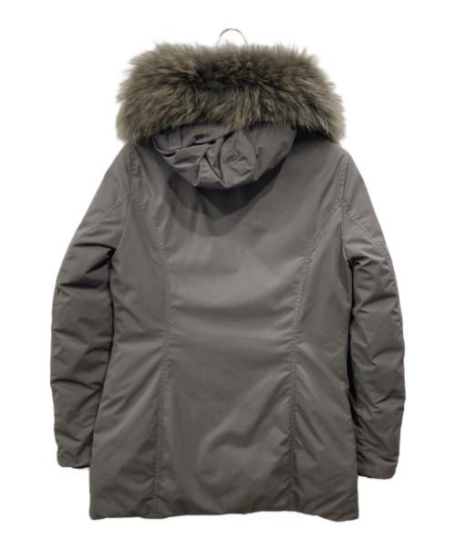 CAPE HORN（ケープホーン）CAPE HORN (ケープホーン) ラクーンファー ダウンコート グレー サイズ:40の古着・服飾アイテム