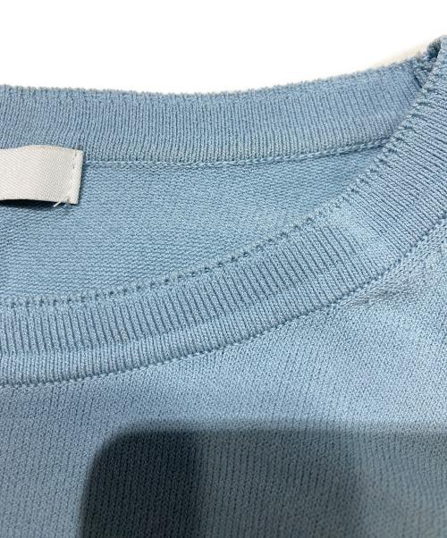ANAYI（アナイ）ANAYI (アナイ) タフタドッキングティアードワンピース ブルー サイズ:38の古着・服飾アイテム
