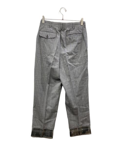 COMME des GARCONS HOMME（コムデギャルソン オム）COMME des GARCONS HOMME (コムデギャルソン オム) 97SS ビニールヘムスラックス グレー サイズ:Sの古着・服飾アイテム