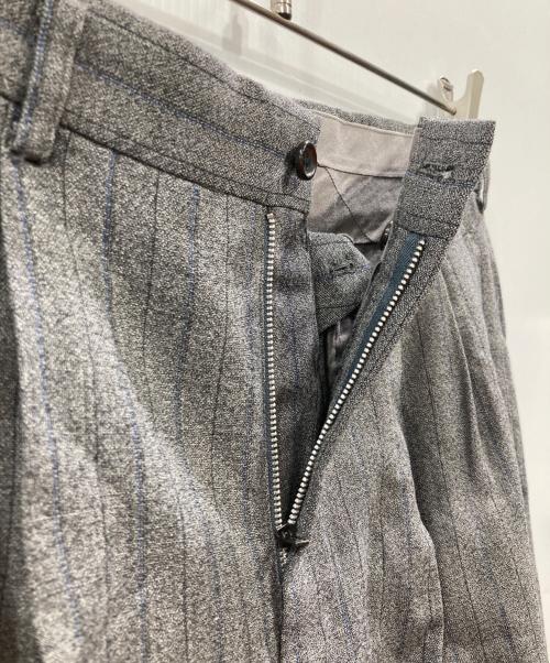 COMME des GARCONS HOMME（コムデギャルソン オム）COMME des GARCONS HOMME (コムデギャルソン オム) 97SS ビニールヘムスラックス グレー サイズ:Sの古着・服飾アイテム
