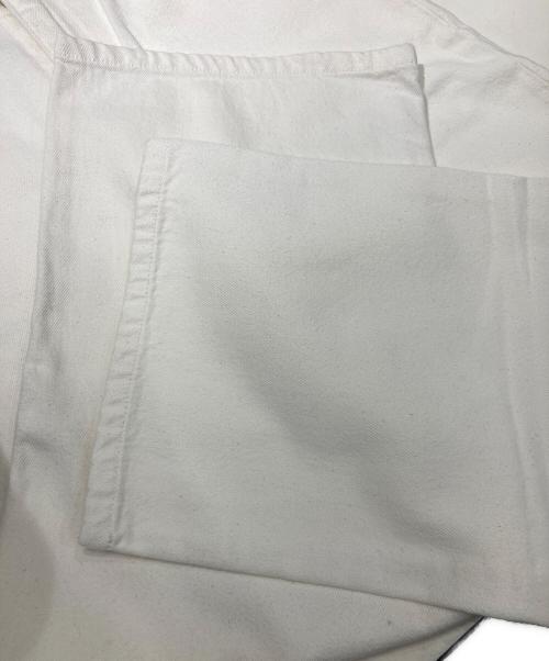 KENZO（ケンゾー）KENZO (ケンゾー) クロップドホワイトデニムパンツ ホワイト サイズ:SIZE 27の古着・服飾アイテム