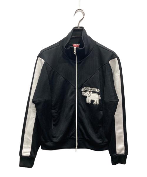 KENZO（ケンゾー）KENZO (ケンゾー) ELEPHANT FLAG TRACK JACKET ブラック サイズ:SIZE Sの古着・服飾アイテム
