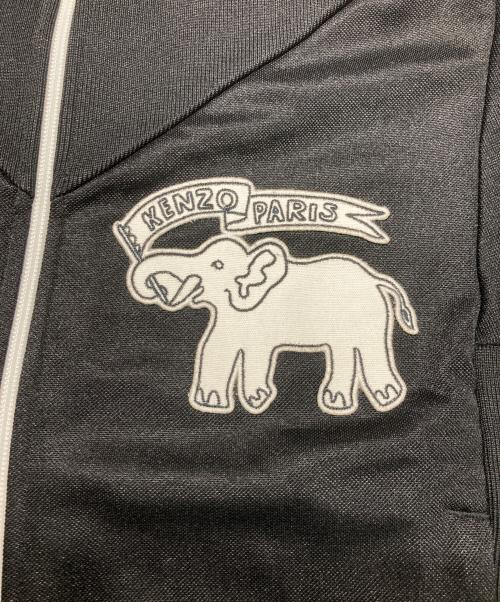 KENZO（ケンゾー）KENZO (ケンゾー) ELEPHANT FLAG TRACK JACKET ブラック サイズ:SIZE Sの古着・服飾アイテム