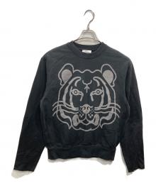 KENZO（ケンゾー）の古着「K-Tiger クルーネック スウェット」｜ブラック