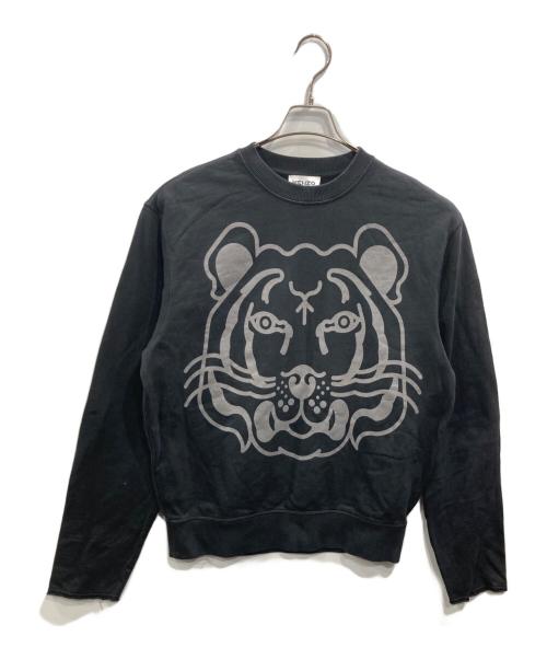 KENZO（ケンゾー）KENZO (ケンゾー) K-Tiger クルーネック スウェット ブラック サイズ:SIZE Sの古着・服飾アイテム
