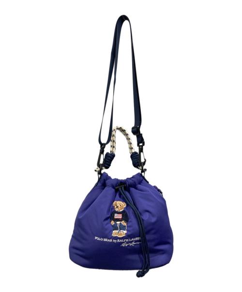 POLO RALPH LAUREN（ポロ・ラルフローレン）POLO RALPH LAUREN (ポロ・ラルフローレン) ポロベア2Wayレインショルダーバッグ パープルの古着・服飾アイテム