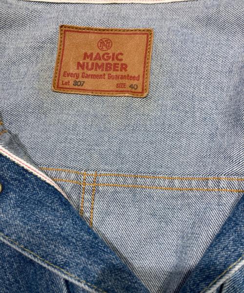MAGIC NUMBER（マジックナンバー）MAGIC NUMBER (マジックナンバー) 307DENIM TRACKER JACKET ブルー サイズ:40の古着・服飾アイテム