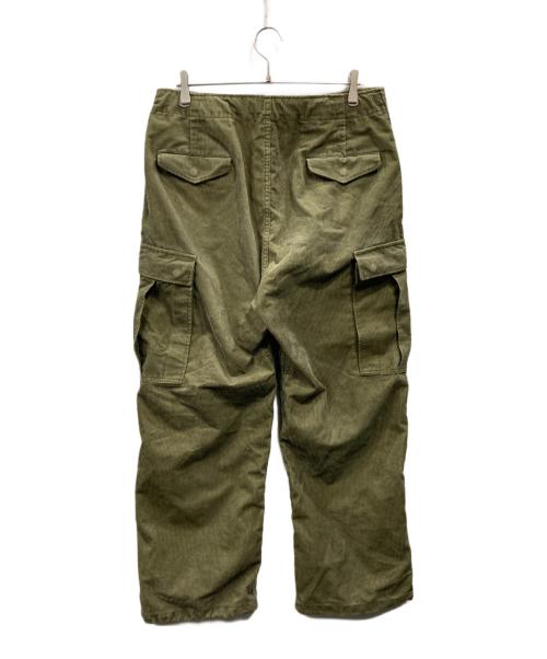 THE NORTHFACE PURPLELABEL（ザ・ノースフェイス パープルレーベル）THE NORTHFACE PURPLELABEL (ザ・ノースフェイス パープルレーベル) Corduroy Cargo Pants グリーン サイズ:34の古着・服飾アイテム