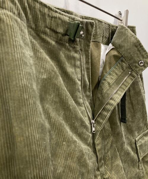 THE NORTHFACE PURPLELABEL（ザ・ノースフェイス パープルレーベル）THE NORTHFACE PURPLELABEL (ザ・ノースフェイス パープルレーベル) Corduroy Cargo Pants グリーン サイズ:34の古着・服飾アイテム