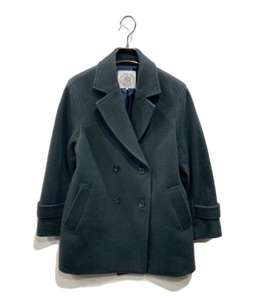 J.PRESS（ジェイプレス）J.PRESS (ジェイプレス) Jackal 140sソフトメルトン Pコート ネイビー サイズ:P5の古着・服飾アイテム