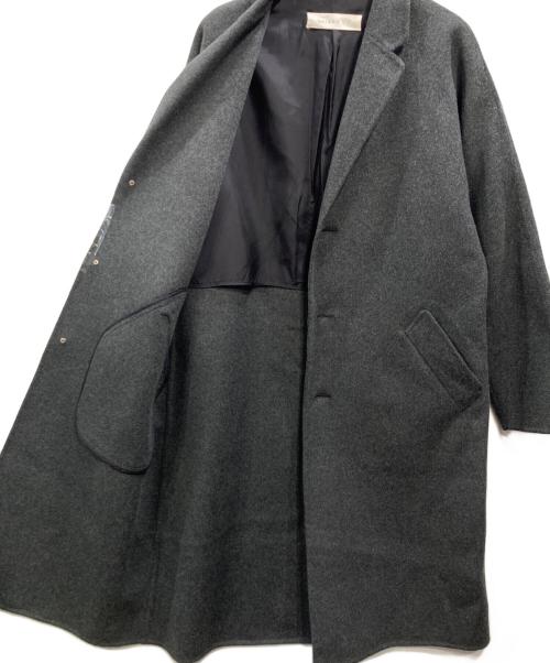 GALERIE VIE（ギャルリーヴィー）GALERIE VIE (ギャルリーヴィー) ダブルフェイス チェスターコート グレー サイズ:freeの古着・服飾アイテム