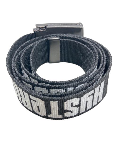 Hysteric Glamour（ヒステリックグラマー）Hysteric Glamour (ヒステリックグラマー) ロゴジャガードテープベルト ブラック サイズ:free 未使用品の古着・服飾アイテム