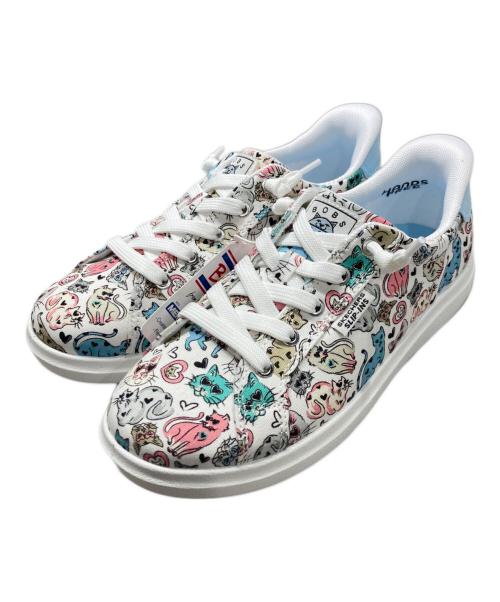 SKECHERS（スケッチャーズ）SKECHERS (スケッチャーズ) ボブス Dヴァイン - ミャオ ワウ ホワイト サイズ:23cm 未使用品の古着・服飾アイテム