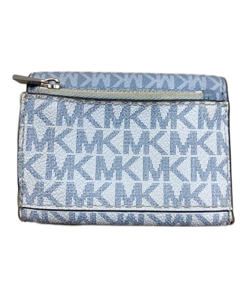 MICHAEL KORS（マイケルコース）MICHAEL KORS (マイケルコース) モノグラム 6連キーホルダー ブルーの古着・服飾アイテム