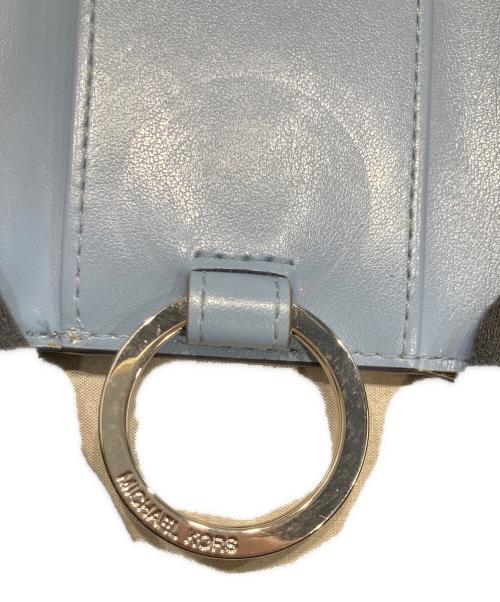 MICHAEL KORS（マイケルコース）MICHAEL KORS (マイケルコース) モノグラム 6連キーホルダー ブルーの古着・服飾アイテム