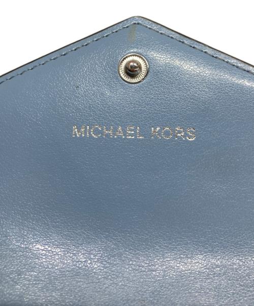 MICHAEL KORS（マイケルコース）MICHAEL KORS (マイケルコース) モノグラム 6連キーホルダー ブルーの古着・服飾アイテム