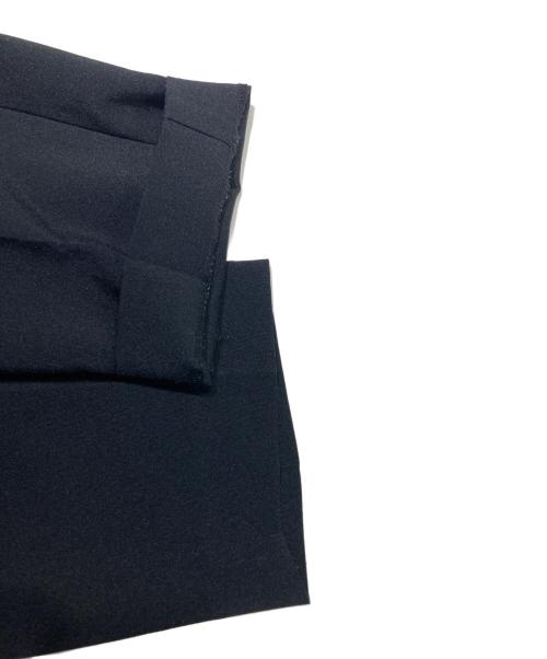 KUMIKYOKU（クミキョク）KUMIKYOKU (クミキョク) オシャクロス テーパードパンツ ブラック サイズ:5の古着・服飾アイテム