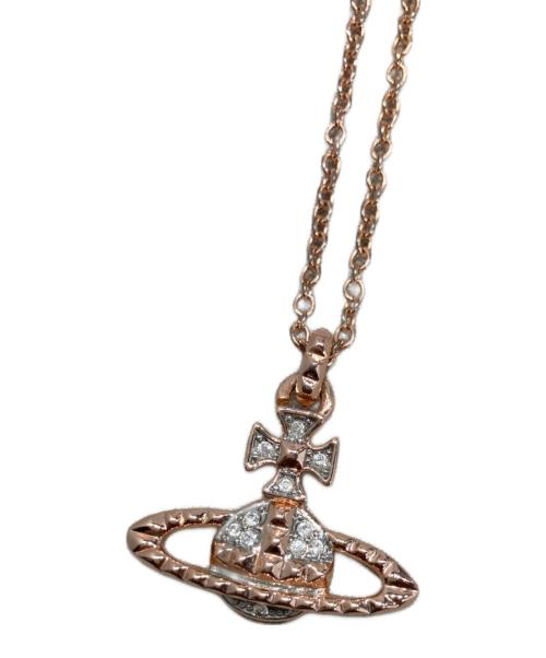 Vivienne Westwood（ヴィヴィアンウエストウッド）Vivienne Westwood (ヴィヴィアンウエストウッド) オーブモチーフネックレス ゴールドの古着・服飾アイテム