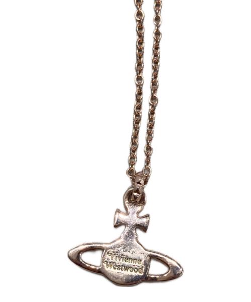 Vivienne Westwood（ヴィヴィアンウエストウッド）Vivienne Westwood (ヴィヴィアンウエストウッド) オーブモチーフネックレス ゴールドの古着・服飾アイテム
