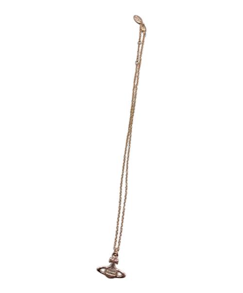 Vivienne Westwood（ヴィヴィアンウエストウッド）Vivienne Westwood (ヴィヴィアンウエストウッド) オーブモチーフネックレス ゴールドの古着・服飾アイテム