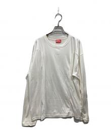 DIESEL（ディーゼル）の古着「T-BOXT-LS-INT」｜ホワイト