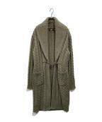 RRLダブルアールエル）の古着「カシミヤ混 ショールカラーロングカーディガン」｜カーキ