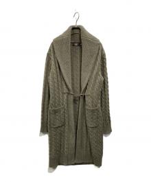 RRL（ダブルアールエル）の古着「カシミヤ混 ショールカラーロングカーディガン」｜カーキ