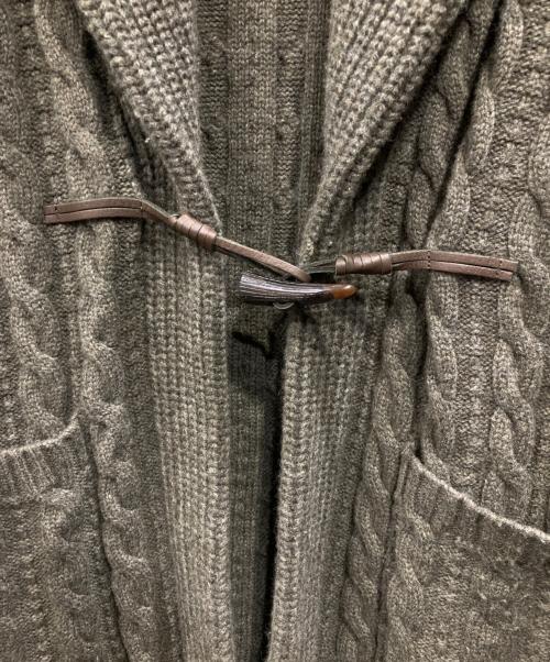 RRL（ダブルアールエル）RRL (ダブルアールエル) カシミヤ混 ショールカラーロングカーディガン カーキ サイズ:3の古着・服飾アイテム