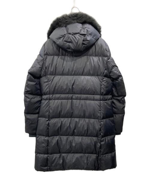 COACH（コーチ）COACH (コーチ) ファー付ダウンコート ブラック サイズ:Mの古着・服飾アイテム