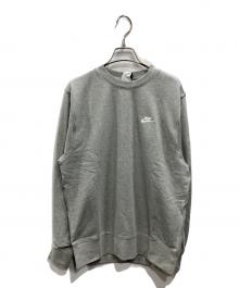 NIKE（ナイキ）の古着「フレンチ テリー クルーネック 長袖スウェットシャツ」｜グレー