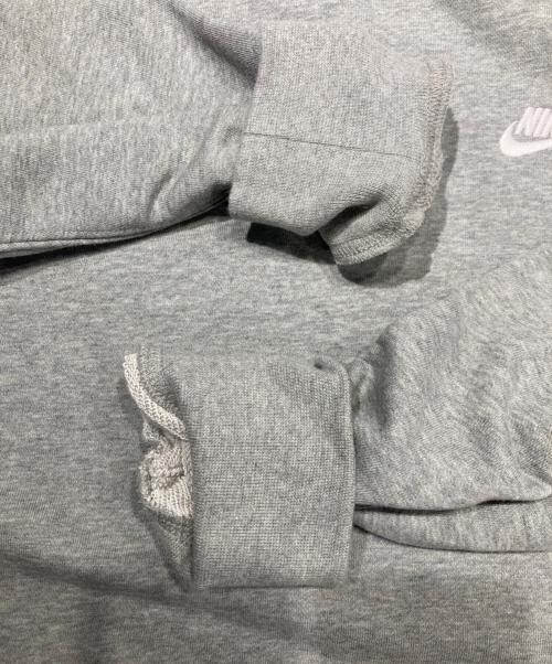 NIKE（ナイキ）NIKE (ナイキ) フレンチ テリー クルーネック 長袖スウェットシャツ グレー サイズ:Mの古着・服飾アイテム