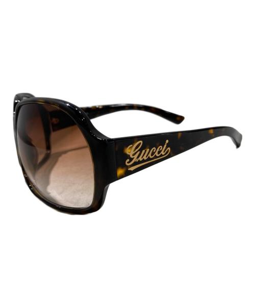 GUCCI（グッチ）GUCCI (グッチ) サイドロゴサングラス ブラウン サイズ:61□15-125の古着・服飾アイテム